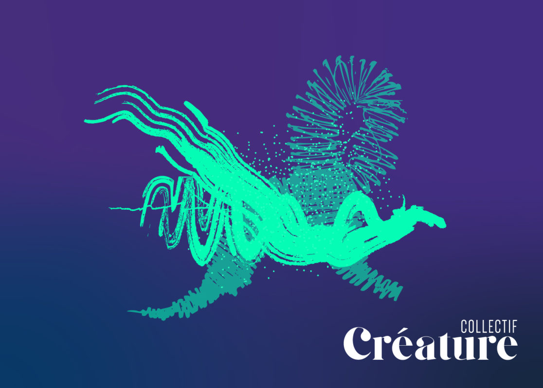 collectif créature, théatre, femme, femmes, monttreuil, identité visuelle, graphisme, fluo