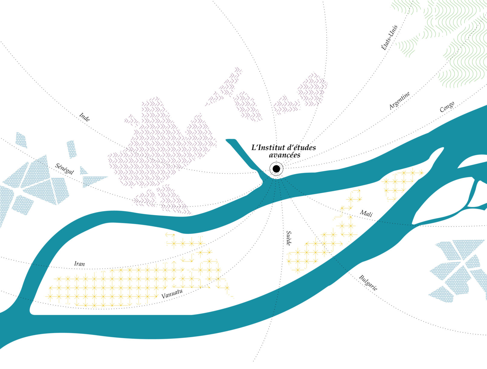 affiche, Institut d'études avancées, nantes, événementiel, chercheurs, communication, 10 ans, supports de communication