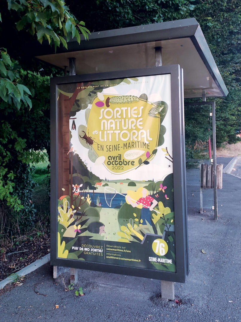 ENS, espace naturel sensible, seine-maritime, 76, département de seine-maritime, sorties naturel, littoral, manche, programme, graphisme, graphiste 76, graphiste rouen, Rouen, vanora, vanora graphiste, événementiel, nature, préservation, conservation, animations, rouen, graphiste, mise-en-page, support de communication, illustrations, brochure, programme, communication événementielle