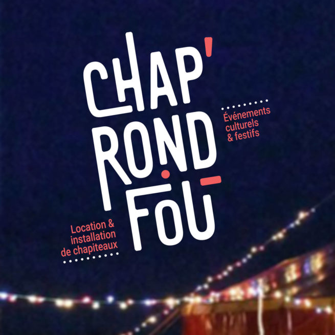 Logotype Chap'Rond Fou sur fond image