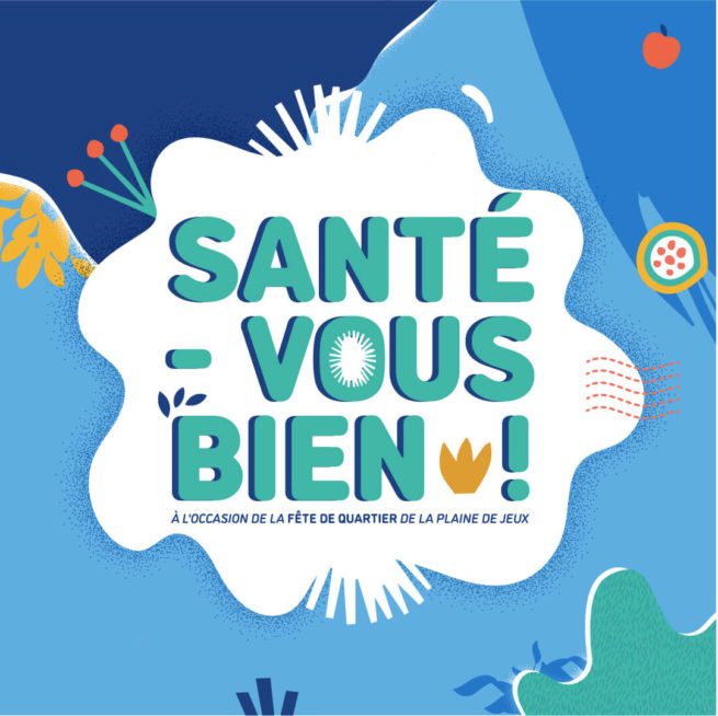 Logotype Santé-vous bien avec illustrations