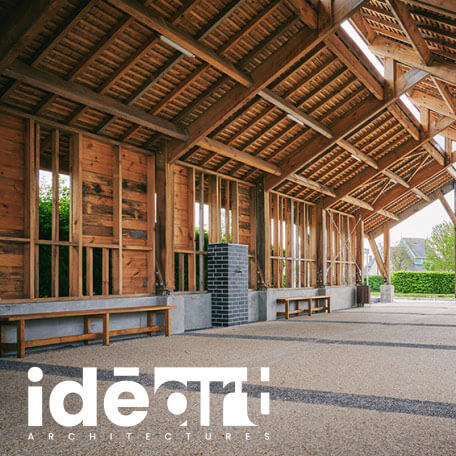 halle de randonneurs par Ideart à vatteville la rue, normandie, refonte du logo ideart, logo architecte, normandie, graphiste rouen, ideart lillebonne