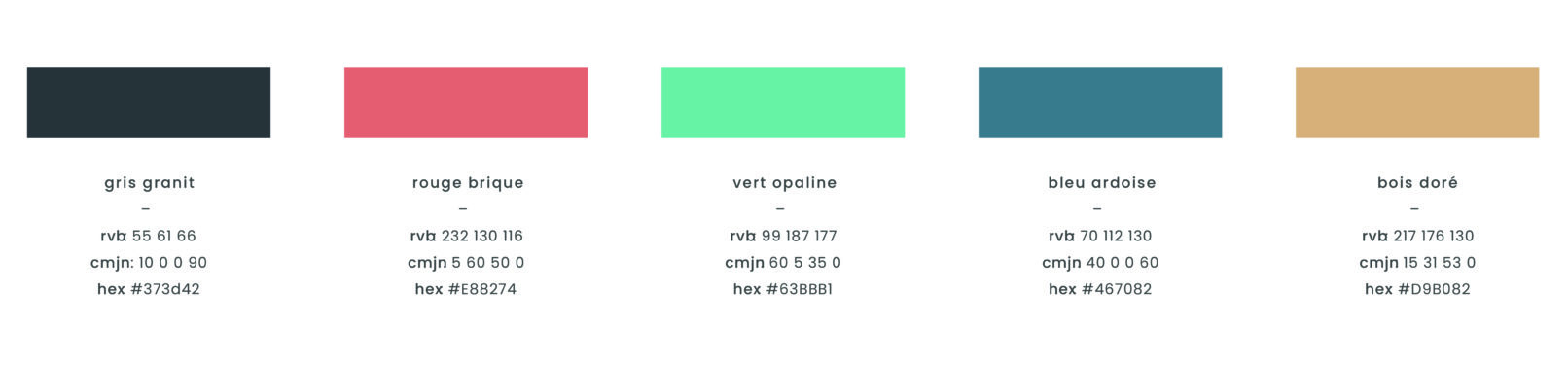 refonte logo ideart palette de couleurs