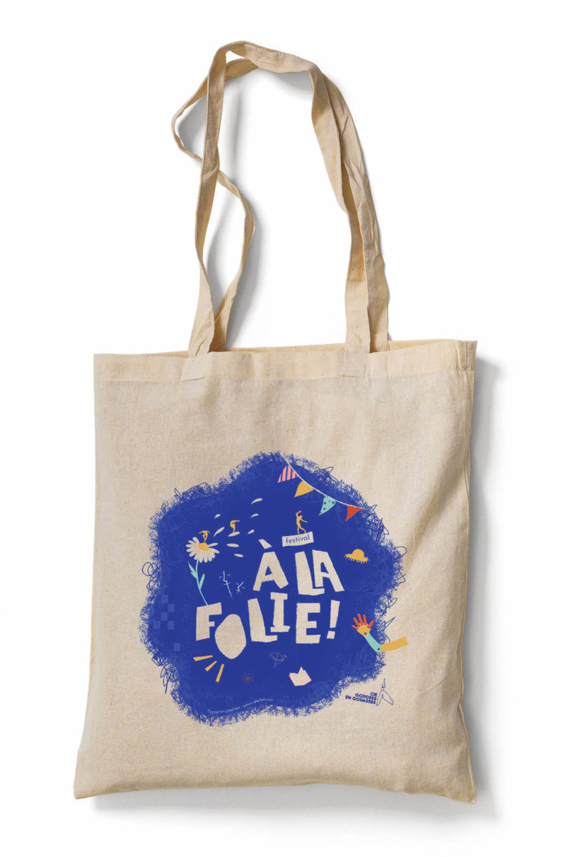 identité visuelle, création, festival à la folie, festival arts vivants, rouen, vanora graphiste, création identité visuelle