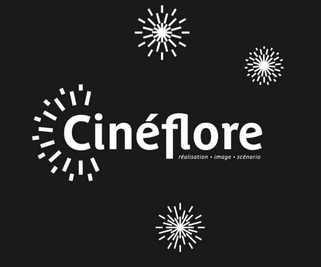 cinéflore, charte graphique, communication, identité visuelle, entreprise, audiovisuelle, badges, logo, communication visuelle, rouen, vidéo, image de marque