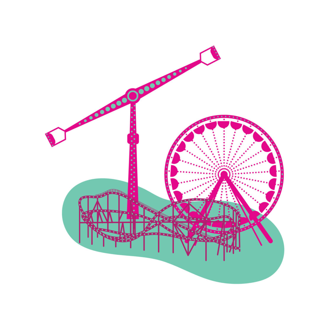 dessin de la foire saint-romain de rouen