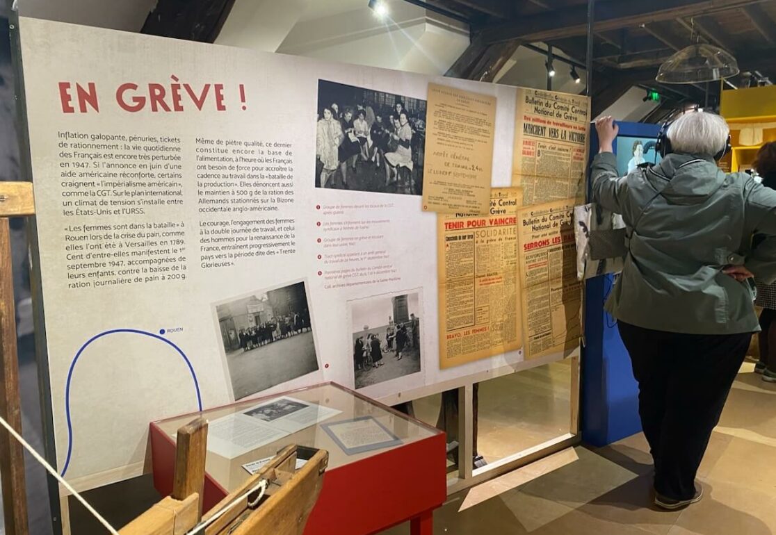 exposition, rouen, corderie Vallois, musée, musée industriel de la corderie Vallois, reconstruire l'usine, graphisme exposition, scenographie, conception cimaise exposition, conception graphique cimaises, graphisme papier peint, illustrations exposition, graphisme exposition, graphiste rouen, vanora graphiste, conception livret expo, mise en page livret