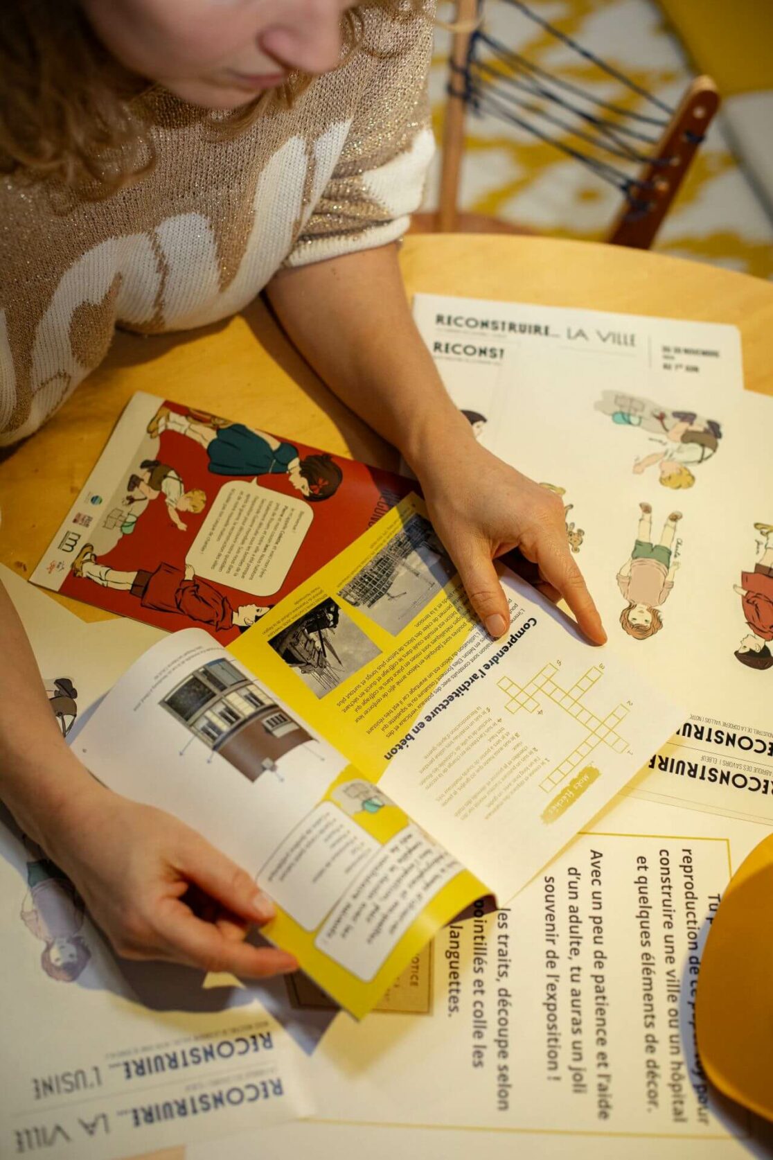 livret enfant exposition ludique rouen graphisme